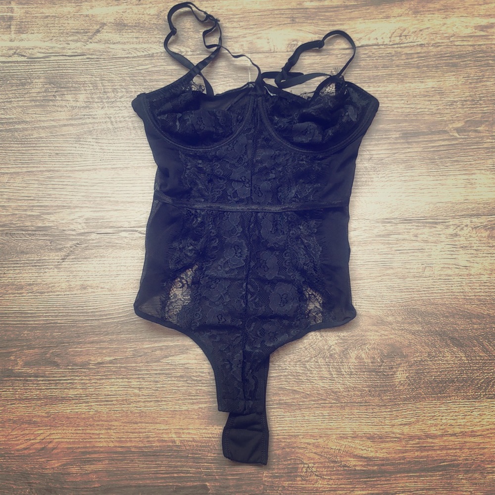 Black Lace Teddy